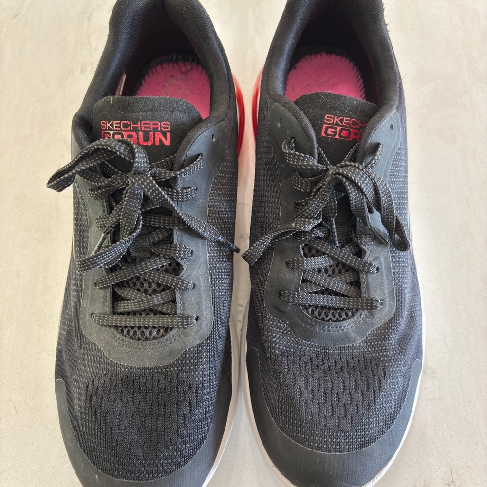 Skechers Black Athletic Shoes